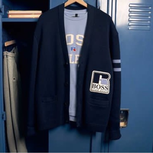 BOSS X Russell Athletic cardigan - Picture 2 of 5